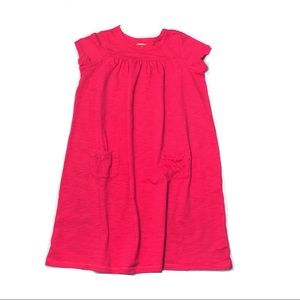 Crewcuts J. Crew Hot Pink Jersey Burnout Dress